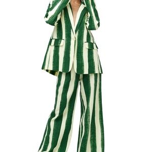 Simon Miller Linen Lennox Jacket (2) - Custard Joot Stripe